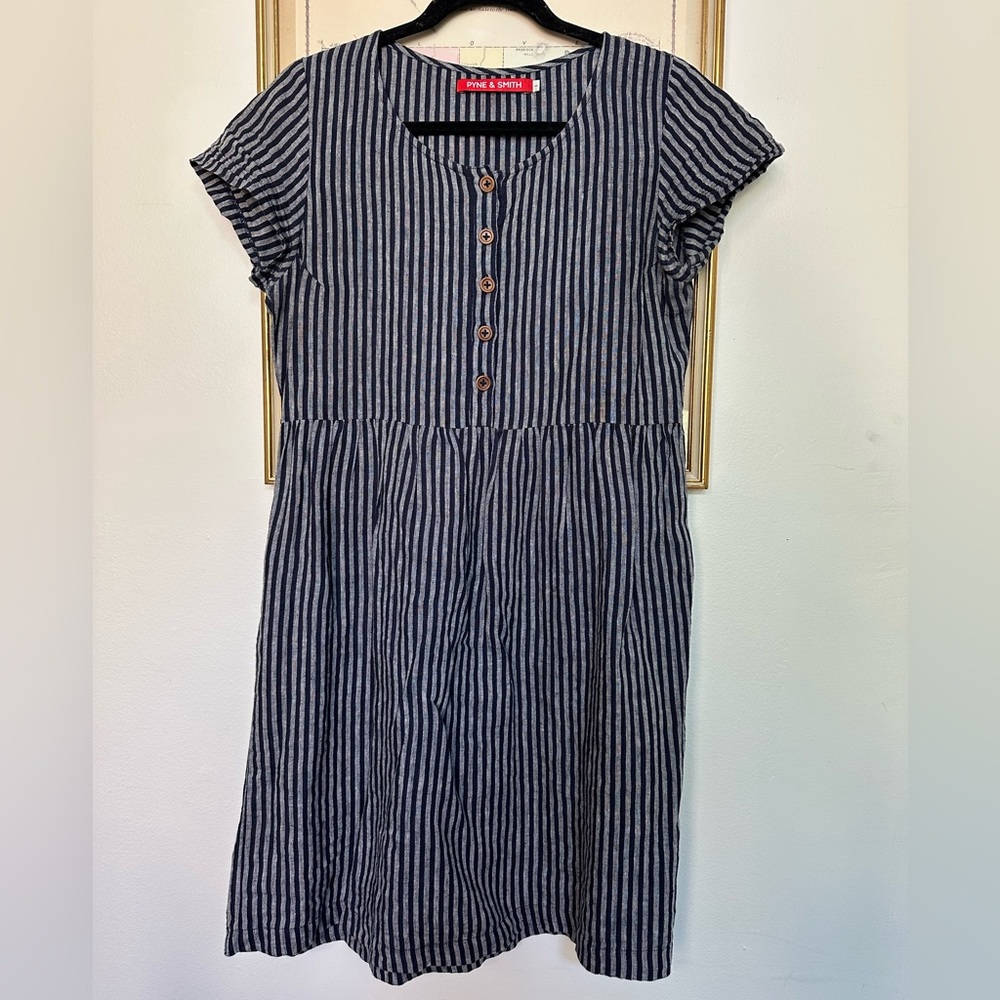 Pyne & Smith indigo stripe no. 11 small